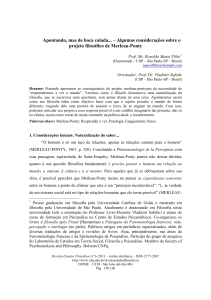 Apontando, mas de boca calada... – Algumas considerações