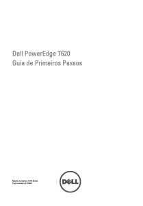 Dell PowerEdge T620 Guia de Primeiros Passos