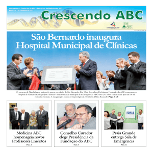 São Bernardo inaugura Hospital Municipal de Clínicas