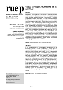 toxina botulínica: tratamento de en- xaquecas