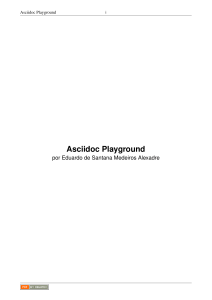 Asciidoc Playground