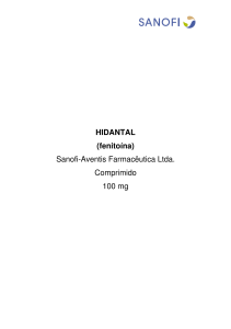 HIDANTAL (fenitoína) Sanofi-Aventis Farmacêutica Ltda