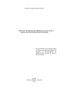 aspectos nutricionais e resposta da macaúba a