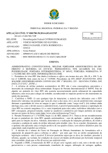 PODER JUDICIÁRIO TRIBUNAL REGIONAL FEDERAL DA 3ª