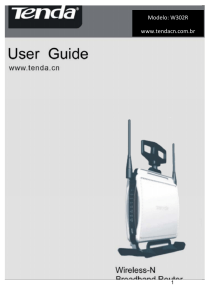 Wireless-N Broadband Router Modelo: W302R www.tendacn.com.br