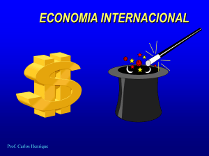 Determinação da taxa de câmbio