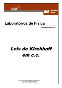 Leis de Kirchhoff em cc