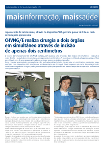 CHVNG/E realiza cirurgia a dois órgãos em simultâneo através de