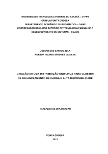 criação de uma distribuição gnu/linux para cluster de