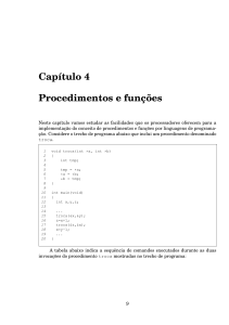 Capítulo 4 Procedimentos e funções - IC