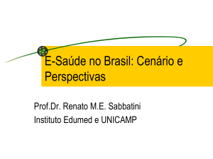 E-Saúde no Brasil: Cenário e Perspectivas