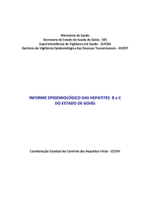 Boletim Epidemiológico das Hepatites B e C do Estado de Goiás