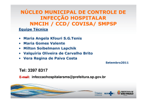 Surtos por Microorganismos multirresistentes