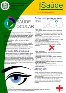 10 de julho, Dia Mundial da Saúde Ocular