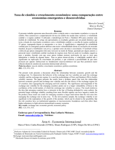 Taxa de Câmbio e Crescimento Econômico: Uma