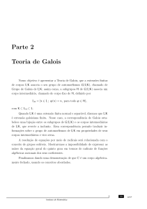 Parte 2 Teoria de Galois