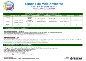 Semana do Meio Ambiente - Prefeitura de Caxias do Sul