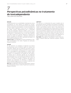 Perspectivas psicodinâmicas no tratamento do