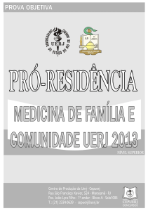 pró-residência medicina de família e comunidade uerj 2013