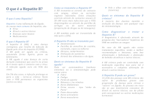 O que é a Hepatite B? - Unidade Local de Saúde de Matosinhos