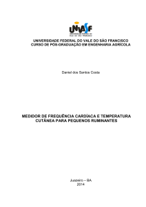 MEDIDOR DE FREQUÊNCIA CARDÍACA E TEMPERATURA