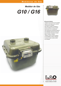 Medidor de gas Lao G10 Catalogo MEDIDOR LAO G10