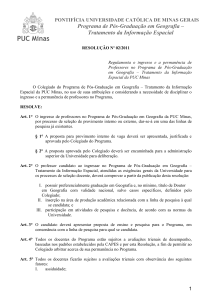 Resolução 002/2011 - Credenciamento de Docente