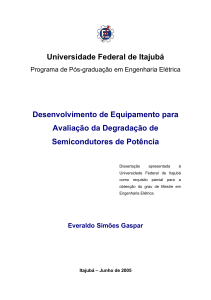 Universidade Federal de Itajubá Desenvolvimento de