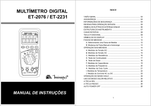 multímetro digital et-2076 / et