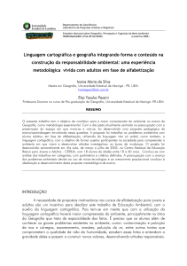 Linguagem cartográfica e geografia integrando forma e conteúdo na