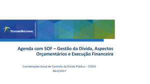 Agenda com SOF - Ministério do Planejamento