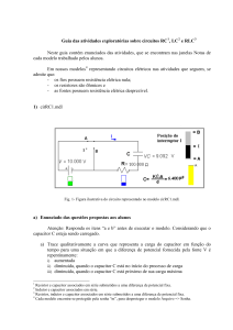 Guia das atividades exploratórias sobre circuitos RC , LC - if