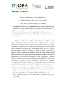 Baixar este arquivo PDF - Revista Bahiana de Odontologia