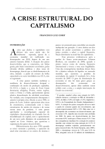 a crise estrutural do capitalismo - UNESP