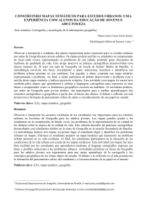 construindo mapas temáticos para estudos urbanos
