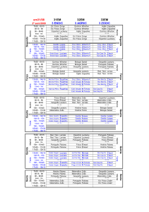 horario 3 Anos