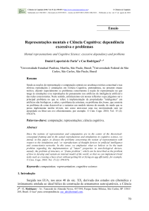 Representações mentais e Ciência Cognitiva: dependência