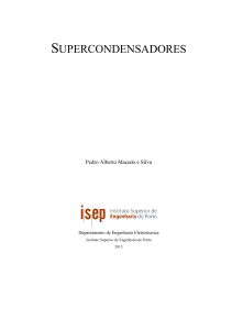 supercondensadores - Repositório Científico do Instituto Politécnico