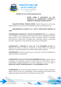 decreto nº 012, de 08 de março de 2016. dispõe sobre a instituição