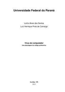 Universidade Federal do Paraná - Departamento de Informatica