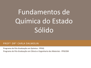 Fundamentos de Química do Estado Sólido