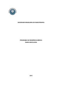 sociedade brasileira de radioterapia programa de residência
