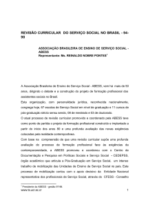 revisão curricular do serviço social no brasil - 94- 98