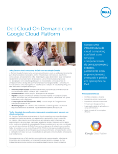 Dell Cloud On Demand com Google Cloud Platform