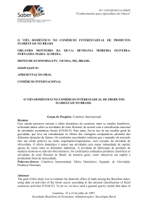 "Conhecimentos para Agricultura do Futuro" O VIÉS