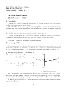 O Circuito RLC - Instituto de Física