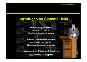 Introdução ao Sistema UNIX