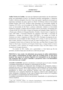 ENTREVISTA6 ATALIBA T. CASTILHO Ataliba Teixeira de Castilho