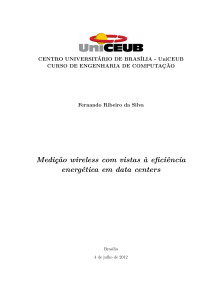 Medição wireless com vistas à eficiência energética em data centers