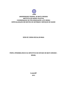 ufmt universidade federal de mato grosso instituto de saúde coletiva